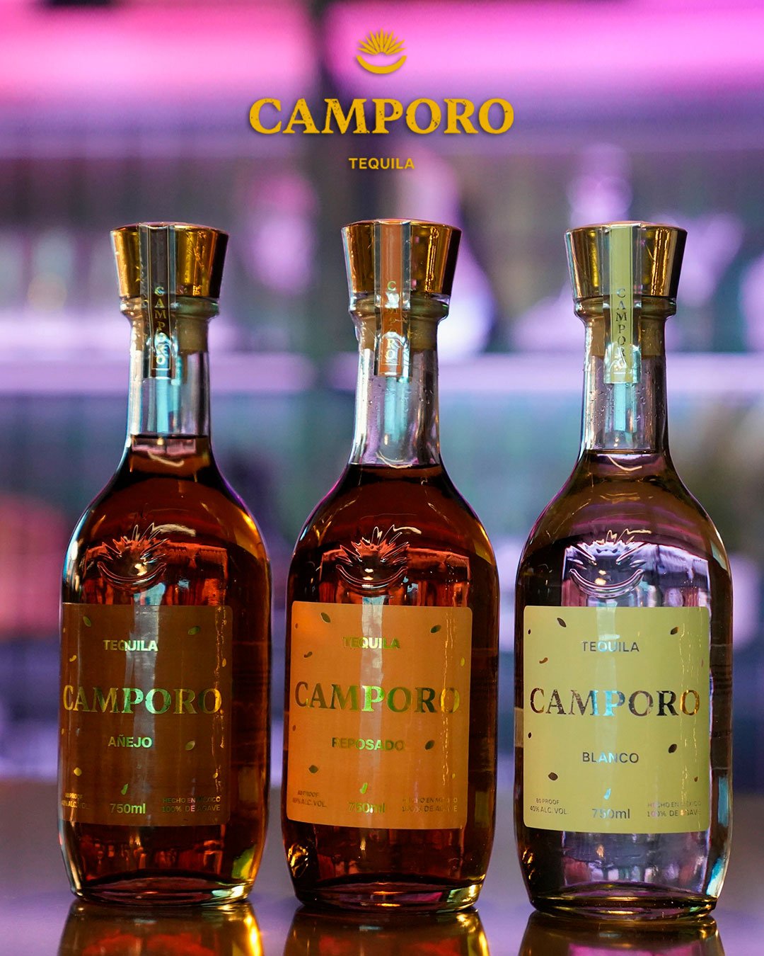 Glass of Camporo Tequila with limes, representing our heritage.