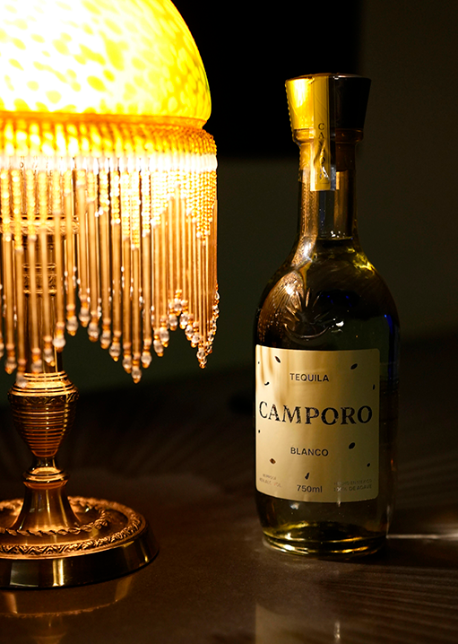 Bottle of Camporo Blanco Tequila